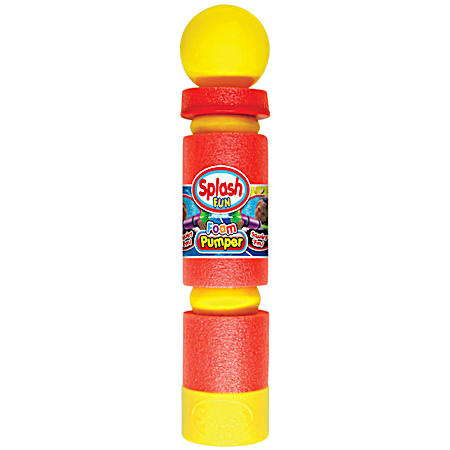 Splash Fun 12 in Soft Foam Pumper - Assorted