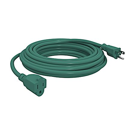 20 ft Green Power Cord 20 Outdoor Extension Cord