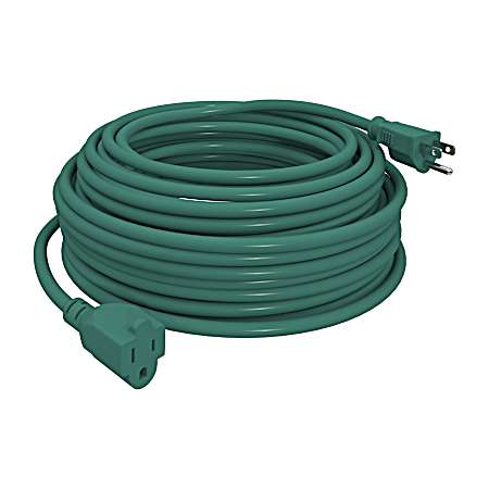 80 ft Green Power Cord 80 Outdoor Extension Cord