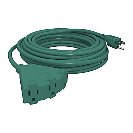 25 ft Power Block 25 3-Outlet Outdoor Extension Cord