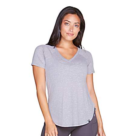 Women's Gemma Grey Short Sleeve Shirt