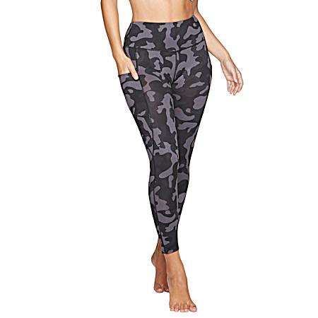 Women's Nadia Black Camo 7/8 Leggings