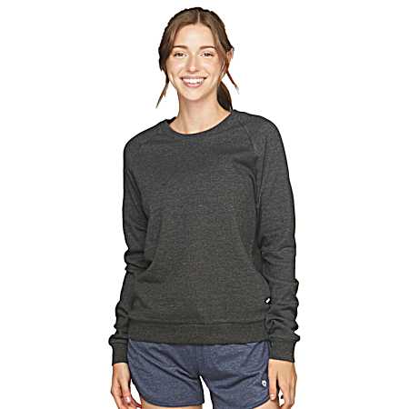 Women's Chloe Black Crew Neck Sweatshirt