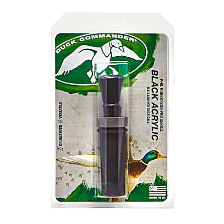 Black Phil Robertson Pro Black Acrylic Duck Call