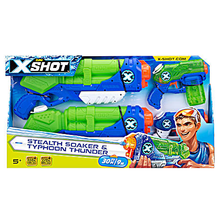 Stealth Soaker & Typhoon Thunder Water Blaster - Assorted