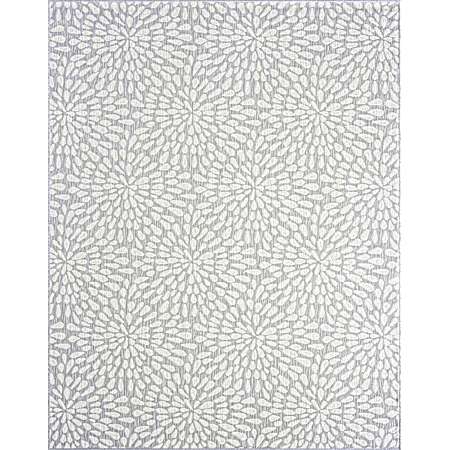 Sierra 5 ft. x 7 ft. Grey Burst Outdoor Rug