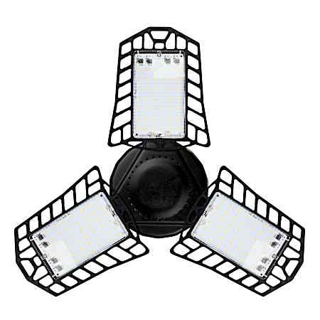 500-Watt Equivalent 10,000 Lumen 3-Panel Daylight LED Light Bulb