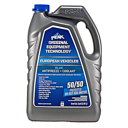 Blue 1 gal 50/50 Antifreeze + Coolant
