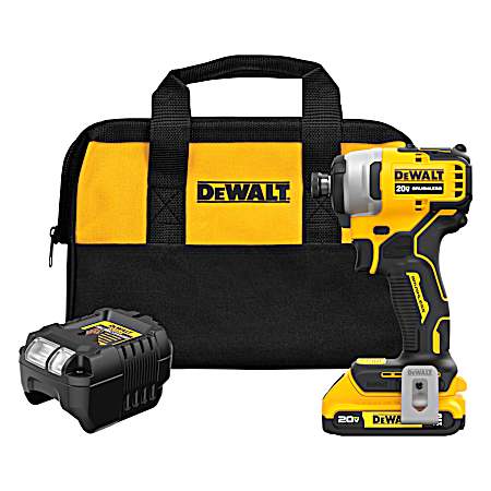 ATOMIC™ 20V MAX Brushless Cordless 1/4 in Compact Impact Driver Kit