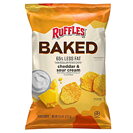 6.25 oz Baked Cheddar & Sour Cream Potato Crisps