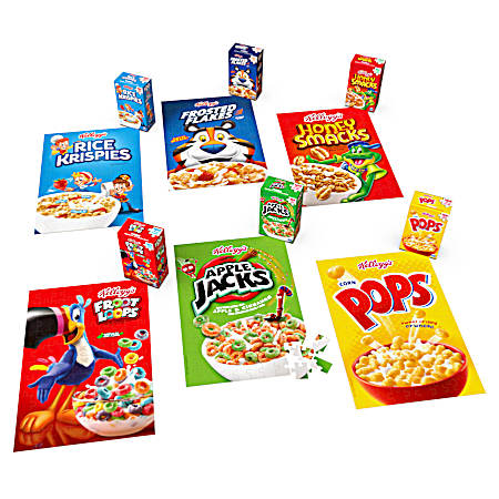 Kellogg's Cereal 100 pc Jigsaw Puzzles - Fun Pack