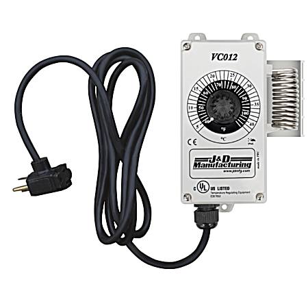 115/230V Single Stage Thermostat w/ Cordset