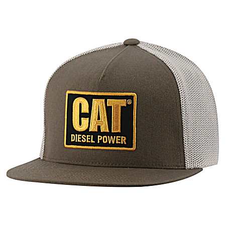 Men's Diesel Power FlexFit Flat Bill Trucker Hat
