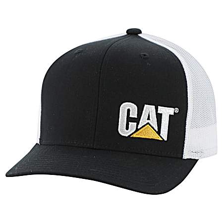 Men's Trademark Black/White Trucker Cap