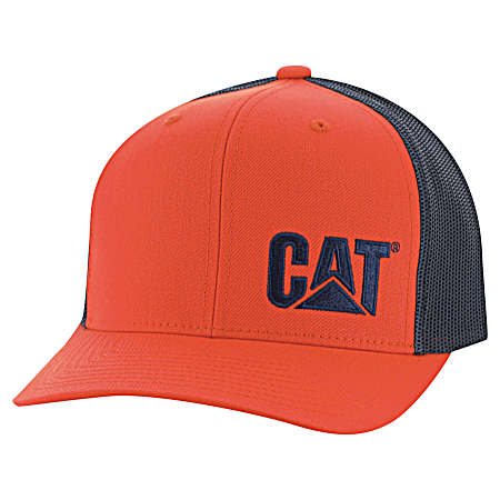 Men's Trademark Orange/Black Trucker Cap