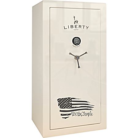 We the People 30 Gun Safe 60 Minute White Gloss w/ E-Lock