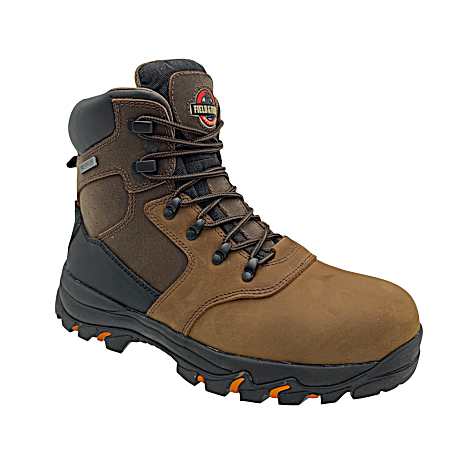 Men's Brown 6 in. Sawtooth Comp Toe Nubuck Boots