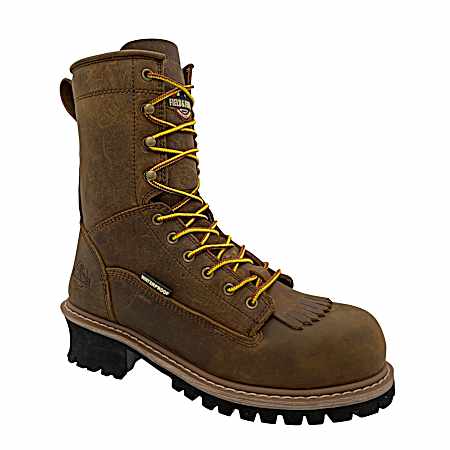 Men's Crazyhorse Kennebec Comp Toe Logger Boots