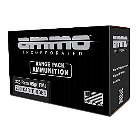 .223 Rem Signature 55 Grain FMJ Cartridges - 200 Rounds