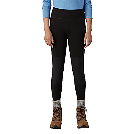 Women's Knit Black Utility Leggings
