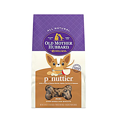 Mini Classic P-Nuttier Oven-Baked Dog Biscuits