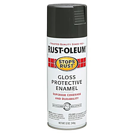 12 oz Stops Rust Protective Gloss Enamel Spray