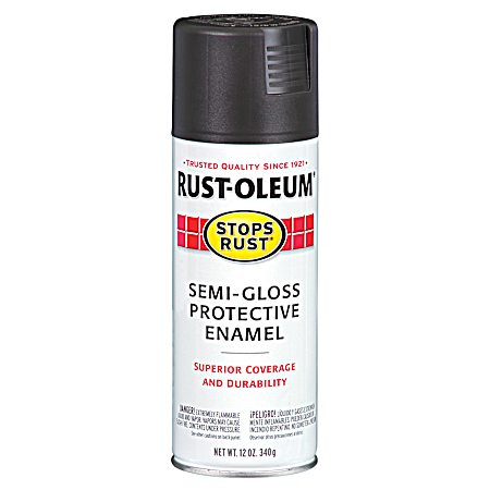 12 oz Stops Rust Semi-Gloss Protective Enamel Spray Paint