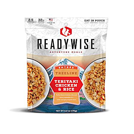 6 oz Treeline Teriyaki Chicken & Rice Entree