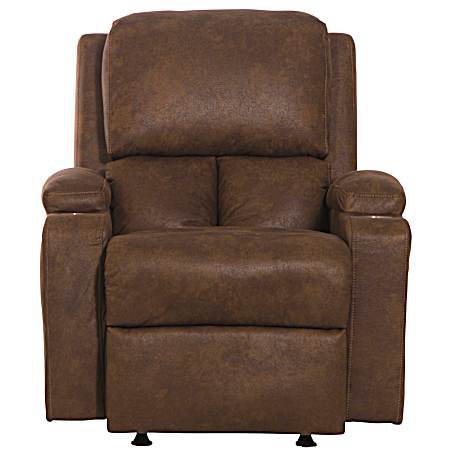 Kyle Walnut Rocker Recliner