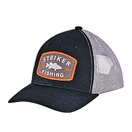 Men's Black/Charcoal Motive Cap