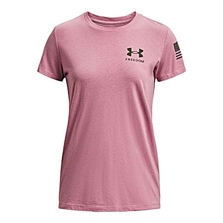 Women's Freedom Banner Short Sleeve Shirt