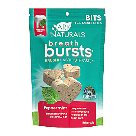 4 oz Breath Bursts Peppermint Bits for Small Dogs