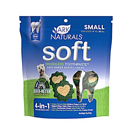 12 oz Brushless Soft Baked Dental Chews for Small Dogs
