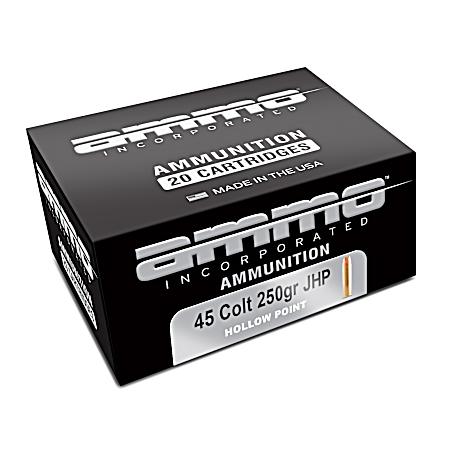 .45 Colt Signature 250 Grain JHP Cartridges - 20 Rounds