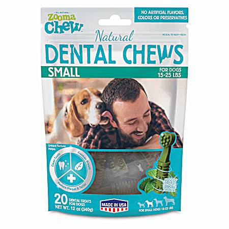 Natural Chicken Flavor Dental Chew for Dogs
