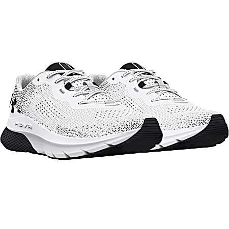 Men's Black/White Hovr Turbulance Running Shoes