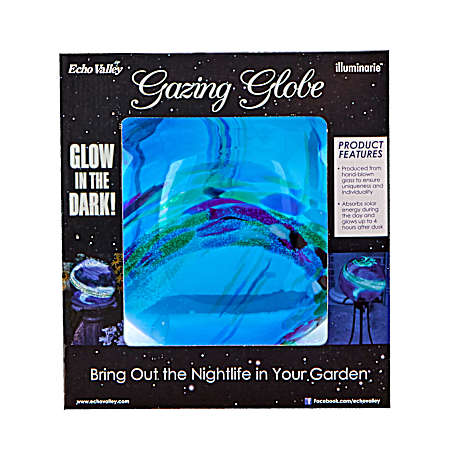 10 in Illuminarie Ocean Mist Gazing Ball