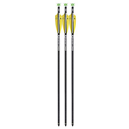 20-inch EVO-X Lighted Alpha-Blaze CenterPunch Premium Carbon Crossbow Arrows