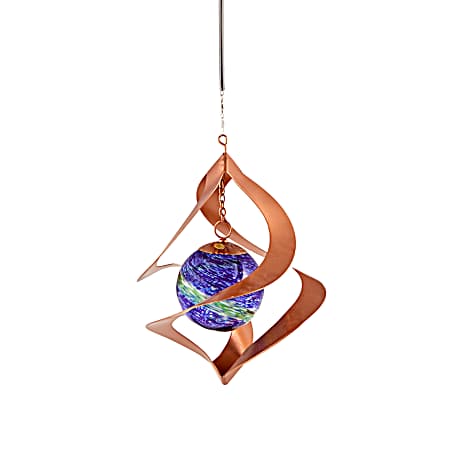 Illuminarie Copper Spiral Hanging Spinner