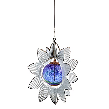Illuminarie Galvanized Sun Hanging Spinner