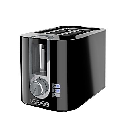 Black 2 Slice Toaster