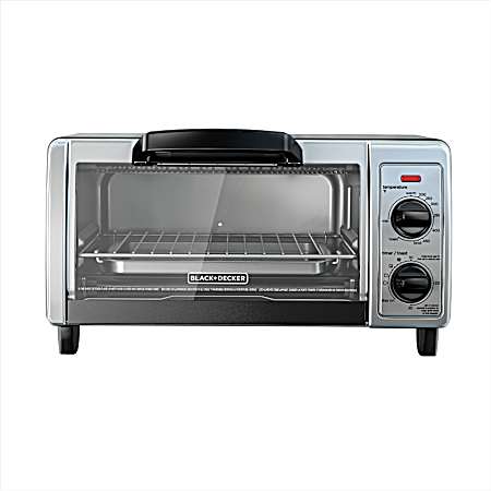 4 Slice Silver Toaster Oven