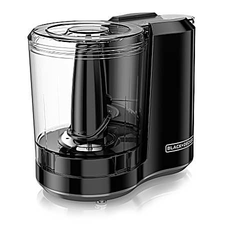 One Touch 3 Cup Capacity Black Chopper