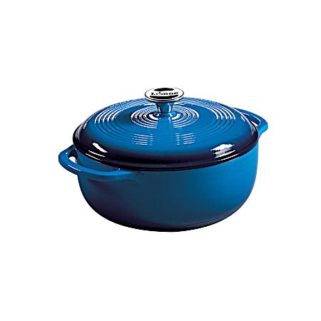 4.5 Qt Blue Essential Enamel Cast Iron Dutch Oven