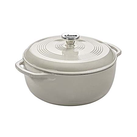 6 Qt Oyster Essential Enamel Cast Iron Dutch Oven