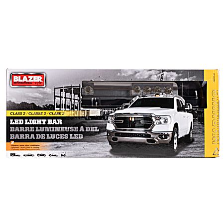 LED Warning Light Bar w/Heated Clear Lens