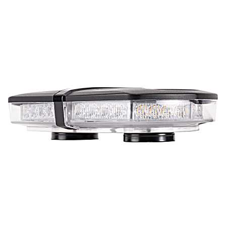 LED Magnetic Micro Warning Light Bar - Clear Lens