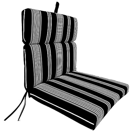 Universal Chair Cushion - Black Stripe