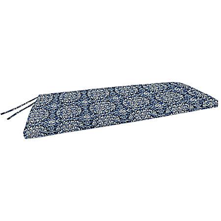 French Edge Bench Cushion - Navy Print