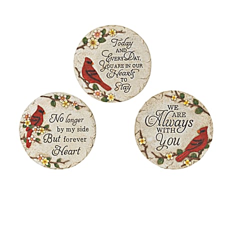 Cardinal Stepping Stone - Assorted